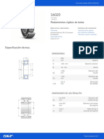 Ficha Tecnica Rodamiento 16020 Imd015-Cppq - Envasadora Linea3000