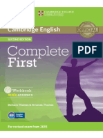 COMPLETE FIRST Workbook - Language 2 2020