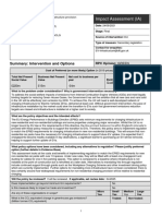 Non Residential Charging Infrastructure Provision Final Impact Assessment