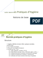 Les Bonnes Pratiques D'hygiène