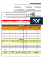 Production Analysis Report