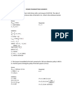 Power Transmitting Elements