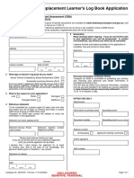 Replacement Learners Log Book Application