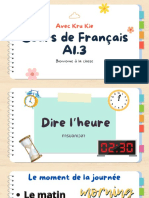 Cours de Français A1.3