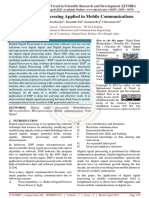 Digital Signal Processing Applied in Mobile Communications