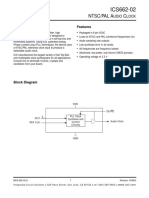 ICS662-02 HIT Audio PAL Clock For RF