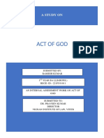 Act of God Defence