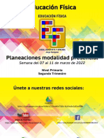 Educación Física: Planeaciones Modalidad Presencial