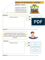 D2 A1 FICHA MAT. Calculamos Con Decenas y Unidades