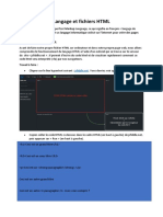 Langage Et Fichiers HTML