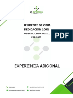 Residente de Obra Dedicación 100