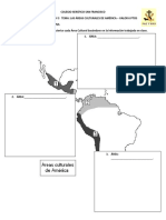 Mapa Áreas Culturales - Cotidiano