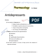 Antidepressants Pharmacology Lecture