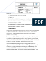 Práctica 5 - Alcoholes y Extracción Soxhlet