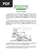Elementos de Ecología - CICLO DEL AGUA