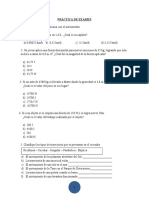 Práctica de Examen Ciencias Noveno 2022 (Movimiento Fuerza y Trabajo)