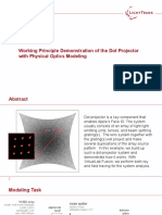 Application - UC - Working Principle Demonstration of Dot Projector