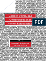 (Routledge Communication Series) Pamela J. Kalbfleisch (Editor), Michael J. Cody (Editor) - Gender, Power, and Communication in Human Relationships-Routledge (1995)