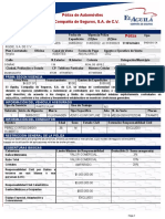 Póliza de Automóviles El Águila, Compañía de Seguros, S.A. de C.V