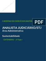 Caderno de Exercícios - Analista STJ - Extensivo Sustentabilidade