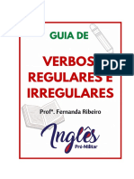 E BOOK Guia de Verbos Regulares e Irregulares FERNANDA RIBEIRO