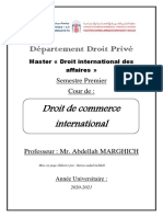 Droit International Des Affaires (Cour Complet)