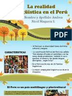 La Realidad Lingüística en El Perú PDF