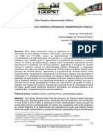 1304 - Auditoria Interna e Controle Interno Na Administração