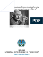 Categorías de Rentas Según Su Procedencia