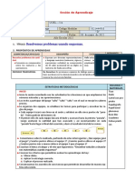 Resolvemos Problemas Usando Esquemas