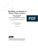 Modelling and Analysis of Electric Power