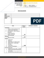 WPA EVALUATION (Marking)