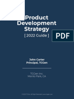 Product Development Strategy 2022