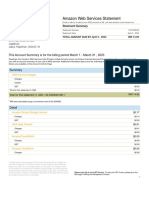 AWS March Month Billing