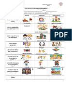 Test de Estilos de Aprendizaje