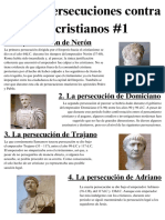 Las 10 Persecuciones Contra Los Cristianos #1