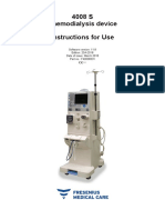 4008 S Haemodialysis Device Instructions For Use