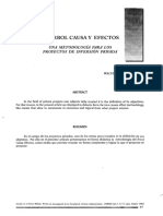 Lo1 - El Árbol Causa y Efectos - Una Metodología para Los Proyectos de Inversión Privada