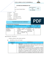 ACTIVIDAD DE APRENDIZAJE N 5 Nociones Basicas de Geometria