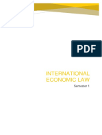 International Economic Law Notes