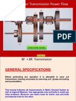 8F+8R Tractor Gearbox Power Flow