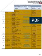 EFST Training Companies and Exam Centers 2023