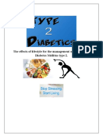 The Effects of Lifestyle For The Management of Patient With Diabetes Mellitus Type 2