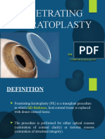 Penetrating Keratoplasty Steps