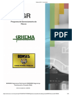 Programa de Gerenciamento de Riscos: BOMSEG Segurança Patrimonial (BOMSEG Segurança Patrimonial e Privada LTDA)