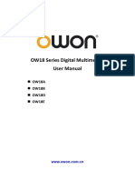 OW18 Series Digital Multimeter USER MANUAL