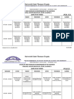 EDT-FCA de La Semaine Du 10 Juillet