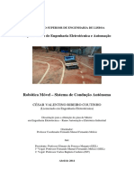 Departamento de Engenharia Eletrotécnica e Automação: Robótica Móvel - Sistema de Condução Autónoma