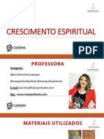 Crescimento Espiritual Carisma Ministerial