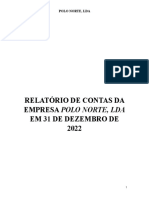 Relatório Da Polo Norte J Lda